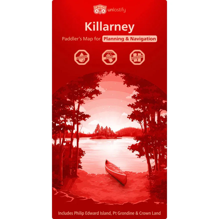 Killarney Paddler's Map for Planning & Navigation