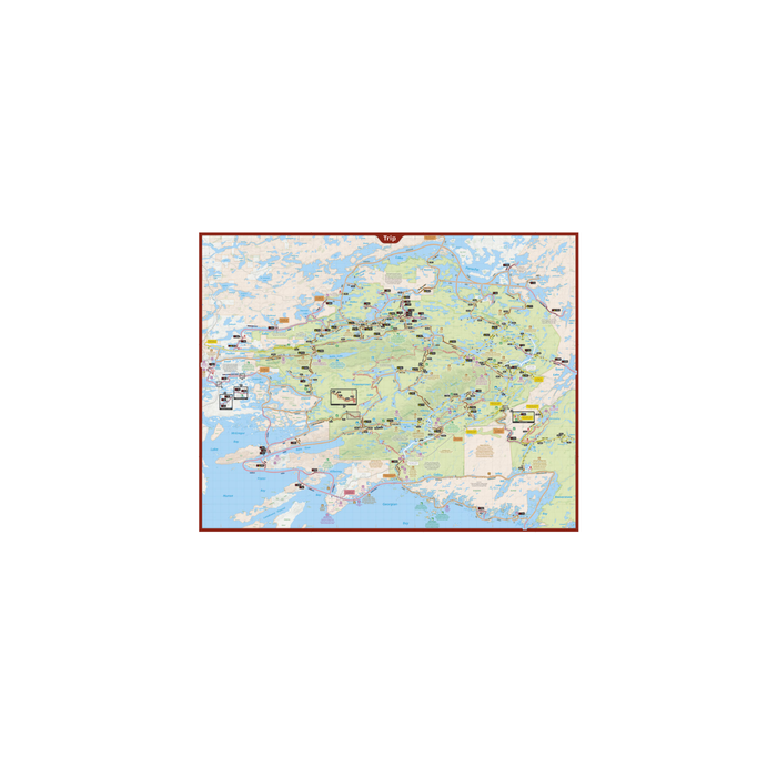 Killarney Paddler's Map for Planning & Navigation