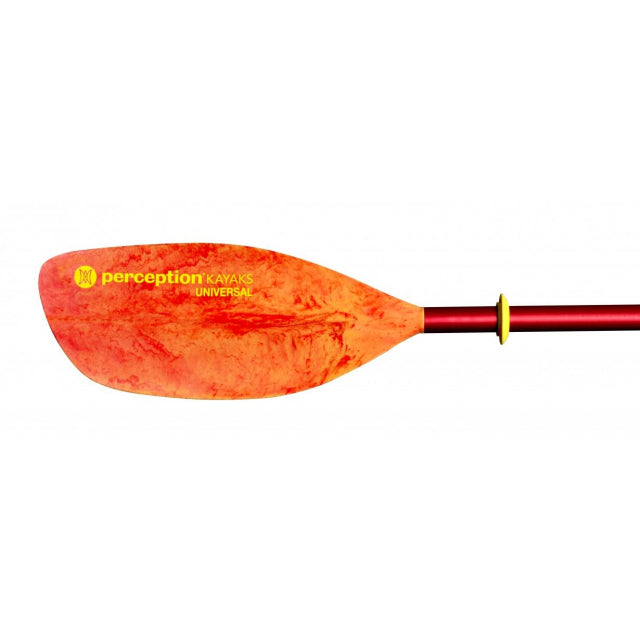 2-piece Perception Universal Paddle 230 cm (Red/Yellow)