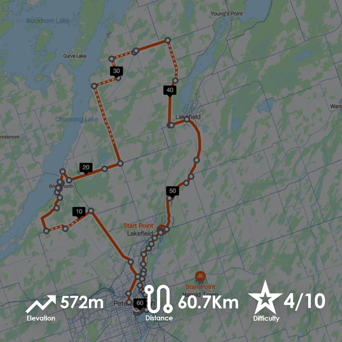 Route 1 | Lakes, Rivers & Cafes - 60Km