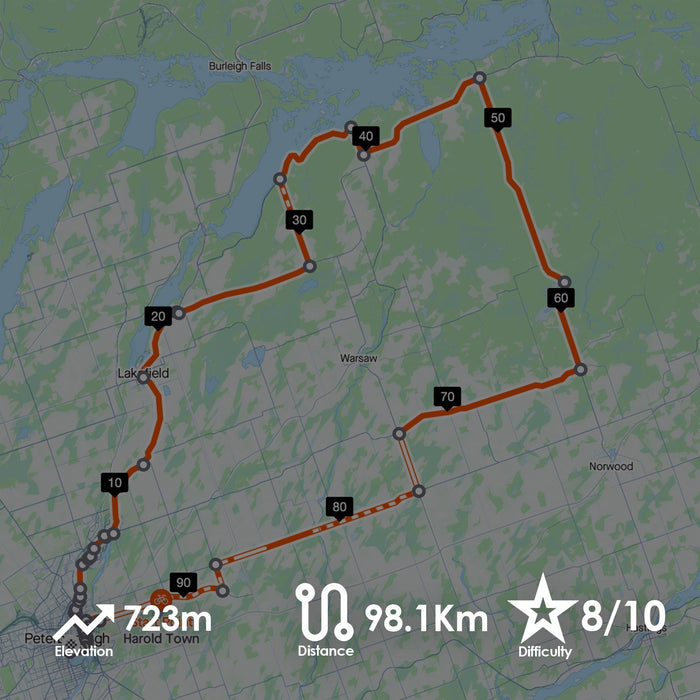 Route 2 | Cottage Country - 100Km