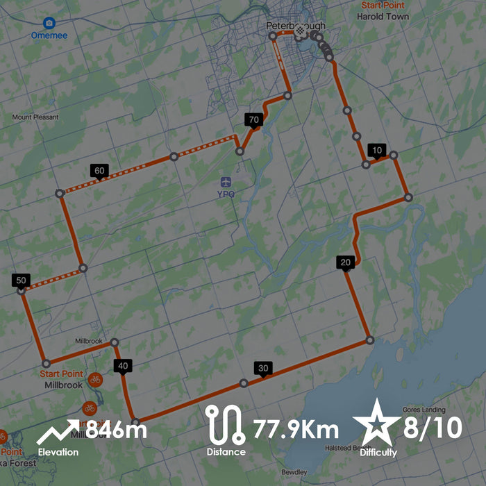 Route 3 | Hills, Views & Pastries - 80Km