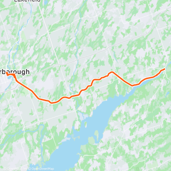 To Hastings - Trans Canada Trail East - 72.5Km
