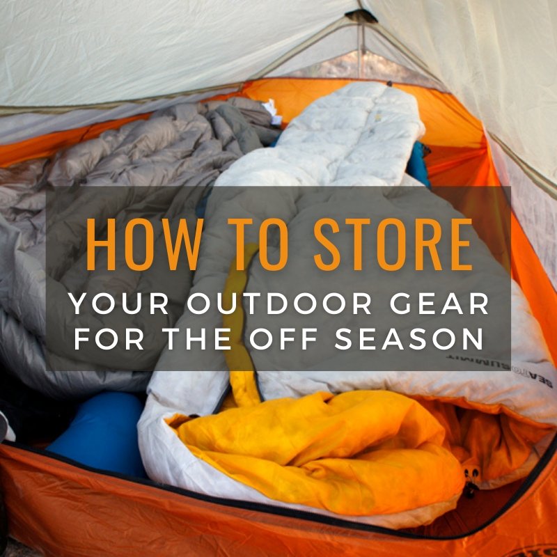 How to Store Your Outdoor Gear in the Off Season — Wild Rock Outfitters