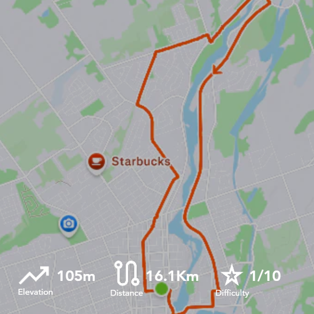 Peterborough Trails Loop - 16.1Km