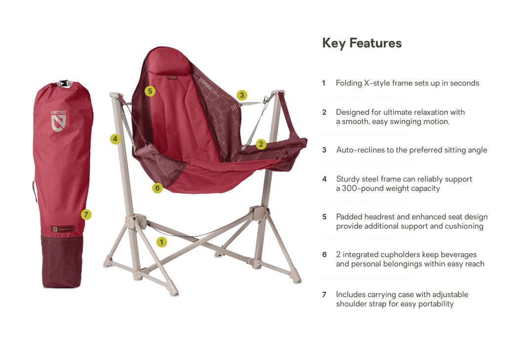 Stargaze EVO-X Folding Reclining Camp Chair