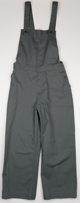 Women's Stand Up Canvas Cropped Overalls