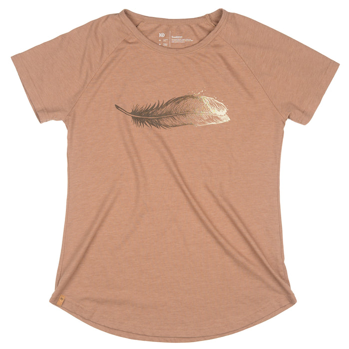 Women's Feather Wave Short Sleeve T-Shirt