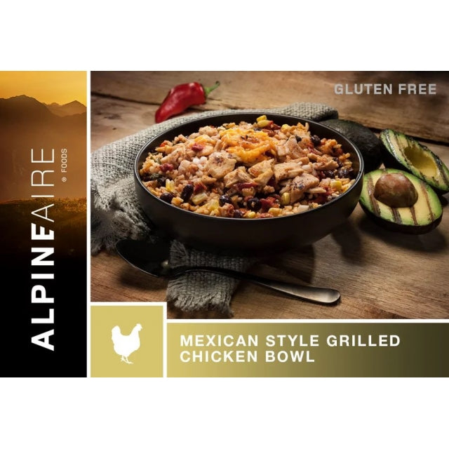 Mexican Style Grilled Chicken Bowl (with Rice and Beans)