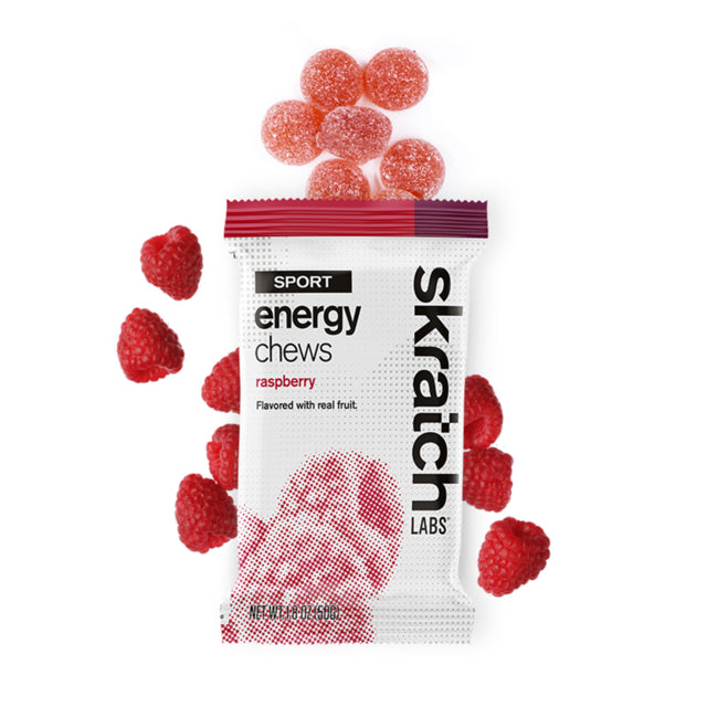 Sport Energy Chews, Raspberry, Single Serving