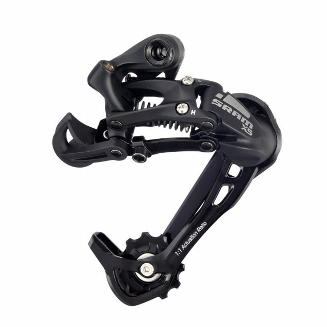 Rear Derailleur X-5 9-speed Long Cage Aluminum Black