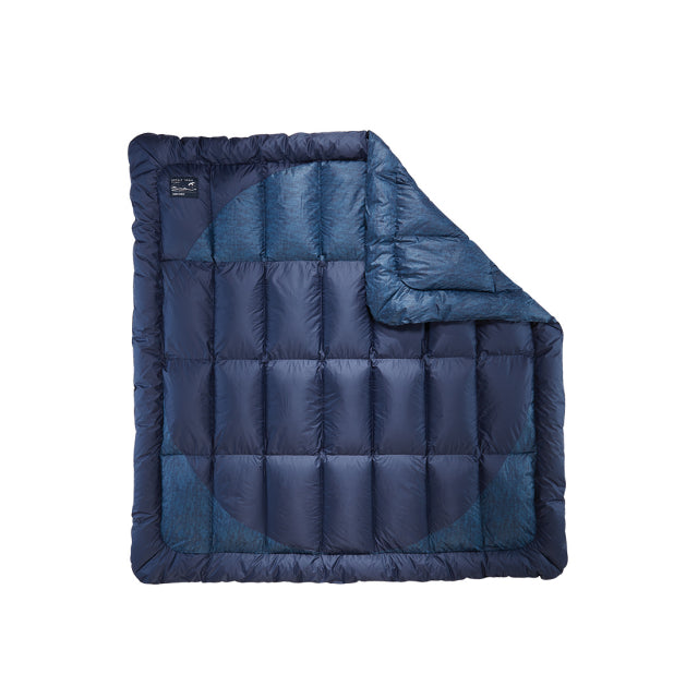 Ramble Down Blanket, Double - Eclipse Blue