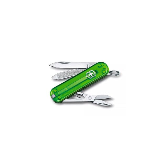 Classic SD Transparent Victorinox pocket knife (Green, 2 in)