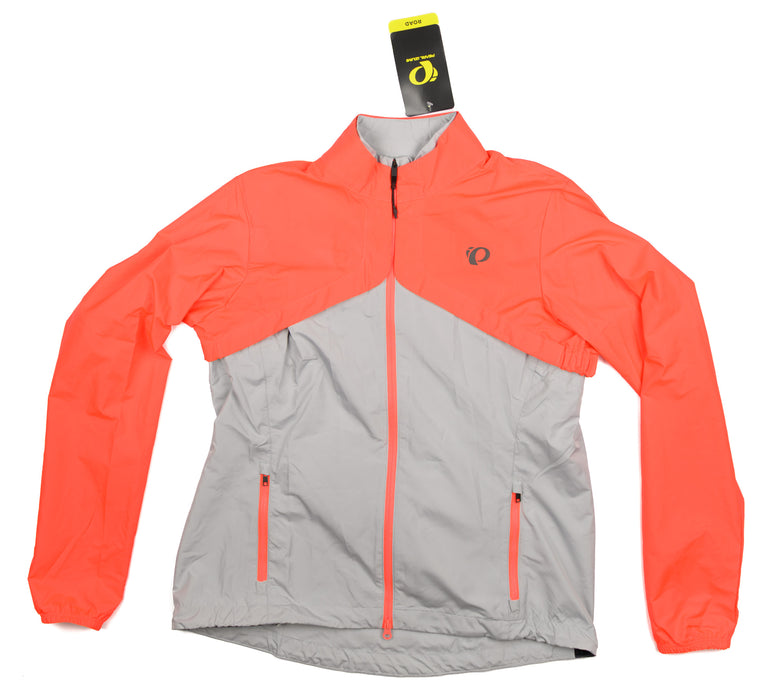 Pearl Izumi Women's Quest Barr Convert Jkt - Highrise/Fiery Coral (M) [Open Box]