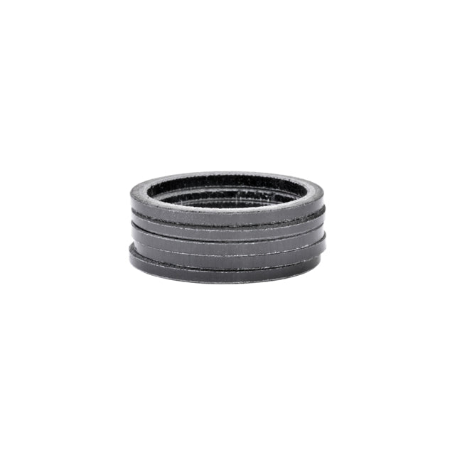 1-1/8" Gloss Carbon Headset Spacer 5 Pack