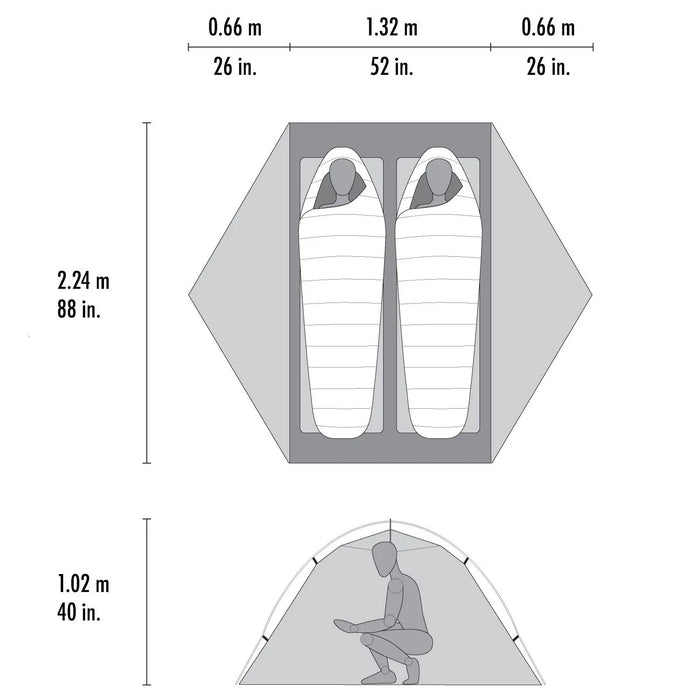Hubba Hubba LT 2-Person Backpacking Tent