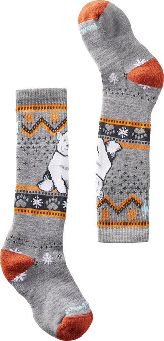 Kids' Wintersport Polar Bear Pattern Over The Calf Socks