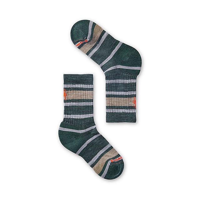 Kids' Hike Light Cushion Striped Crew Socks