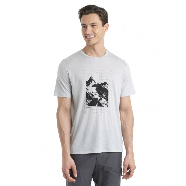 Men's Merino 150 Tech Lite II SS Tee Peak Grid