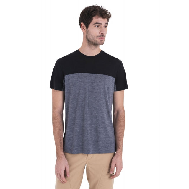 Men's Merino Blend 125 Cool-Lite Sphere SS Tee Colour Block