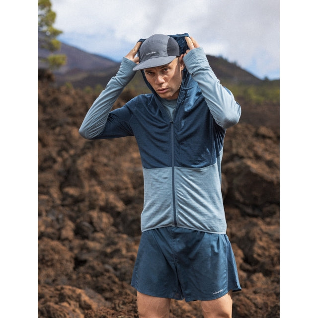Men's Merino Blend 200 Realfleece Descender LS Zip Hoodie