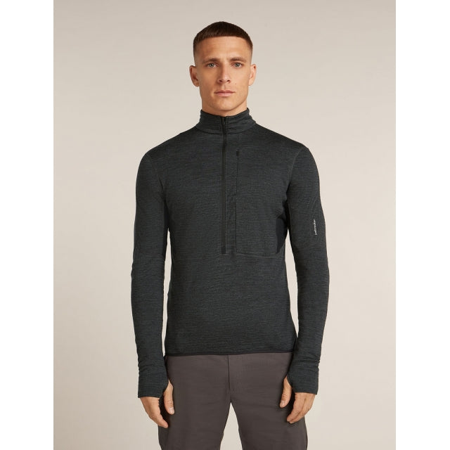 Men's Merino Blend 200 Realfleece Descender LS Half Zip