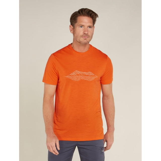 Men Merino 150 Tech Lite SS Tee Pukaki Reflected