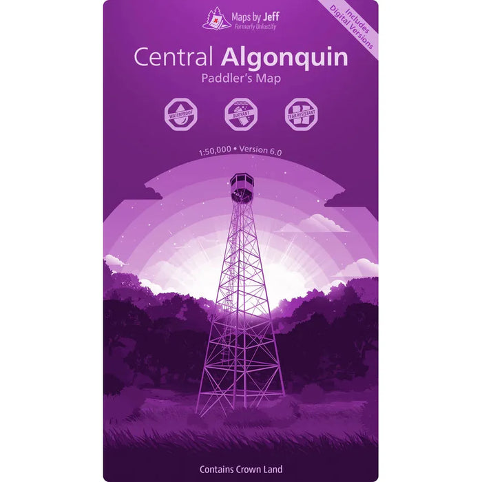 Central Algonquin Paddling Map