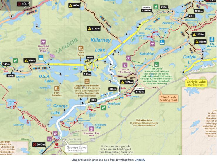 Ontario Parks Friends of Killarney Hiking and Canoe Route