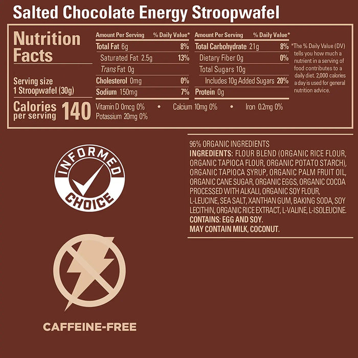 STROOPWAFEL SALTED CHOCOLATE GLUTEN FREE