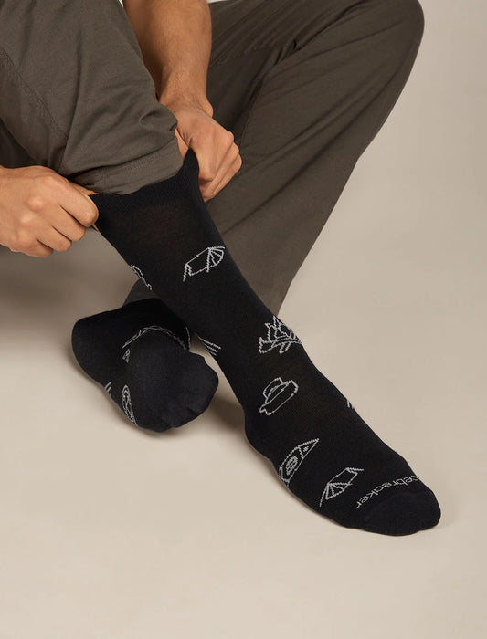Men's Merino Lifestyle Ultralight Crew Camp Essentials