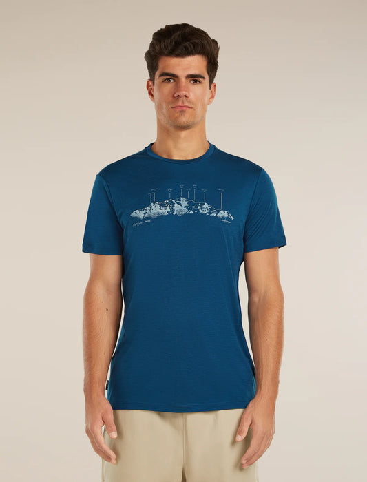 Men's Merino 150 Tech Lite SS Tee The Peaks