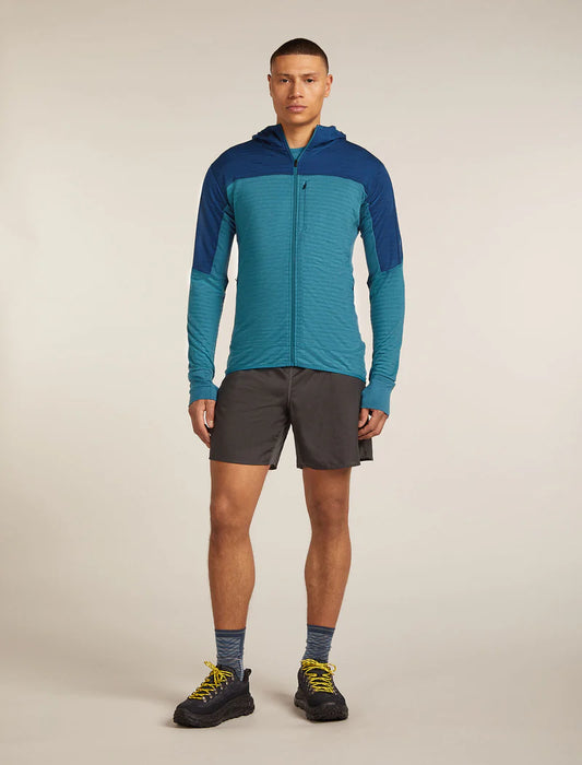 Men's Merino Blend 300 RealFleece Descender LS Zip Hoodie