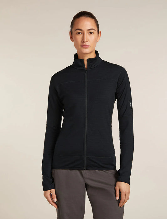Women's Merino Blend 300 RealFleece Descender LS Zip