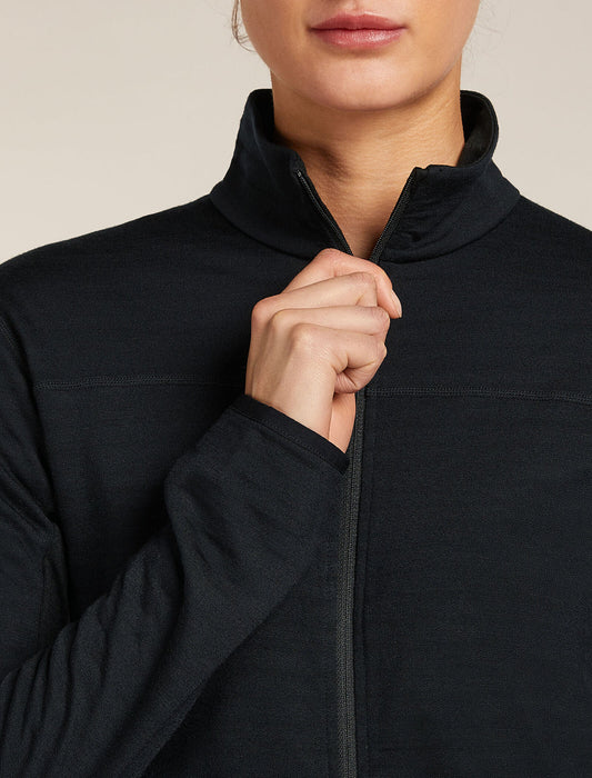 Women's Merino Blend 300 RealFleece Descender LS Zip