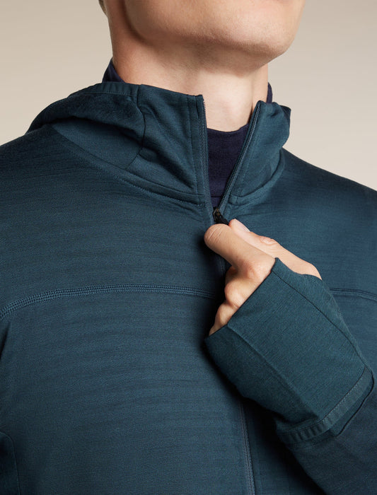 Men's Merino Blend 300 RealFleece Descender Long Sleeve Zip Hoodie