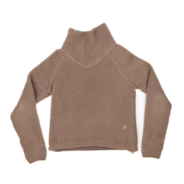 Women's Pecora Funnel Neck Sherpa Sweater