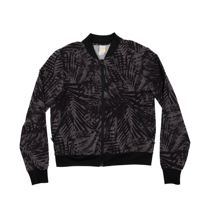 Women's Olivie Printed Palm Bomber Jacket
