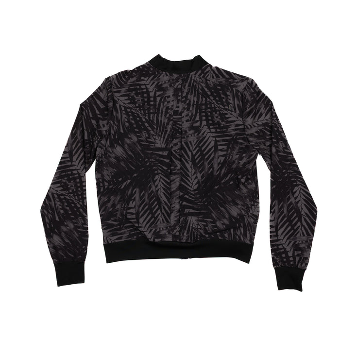 Women's Olivie Printed Palm Bomber Jacket