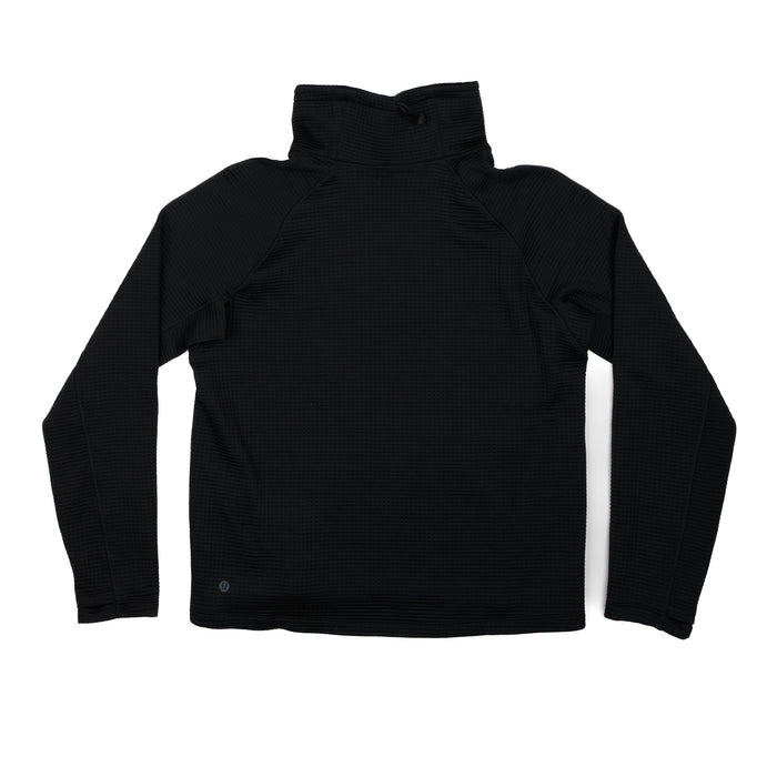 Women's Waffleknit Funnel Neck Long Sleeve Top