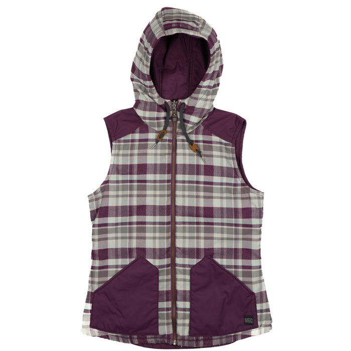 Women's Reversible Plaid Vest
