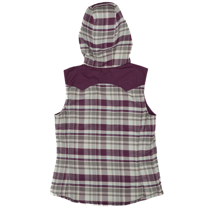 Women's Reversible Plaid Vest