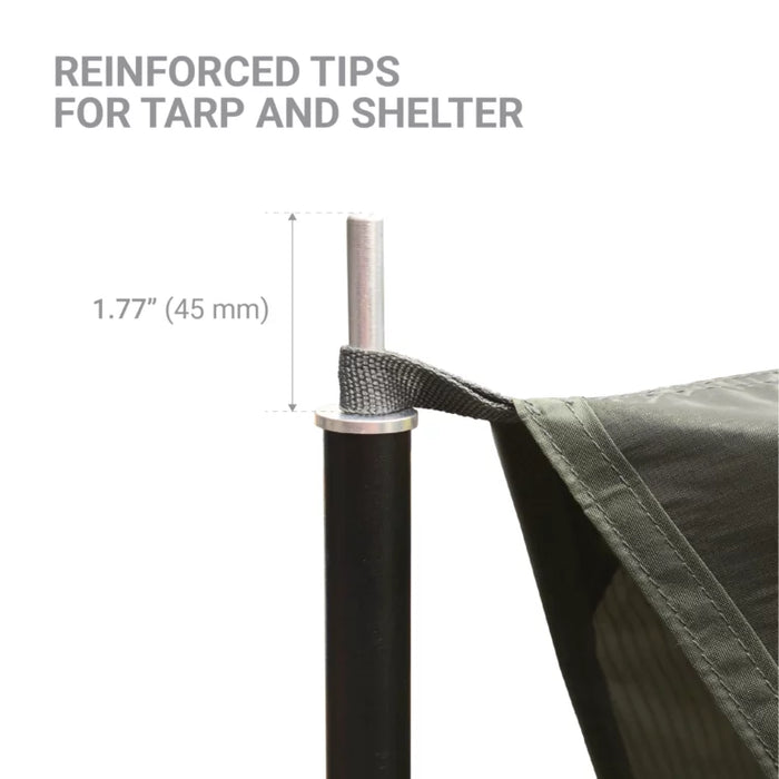 Aluminum Poles Pair