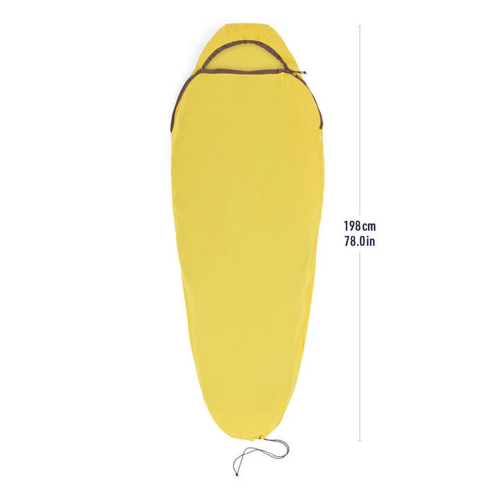 Reactor Sleeping Bag Liner - Mummy W/ Drawcord