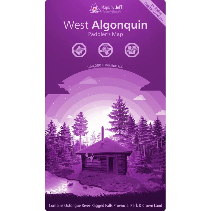 West Algonquin Paddling Map
