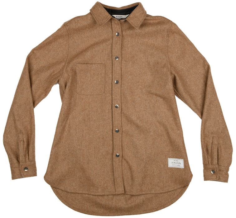 Women's The Modern Melton Wool Button Shirt