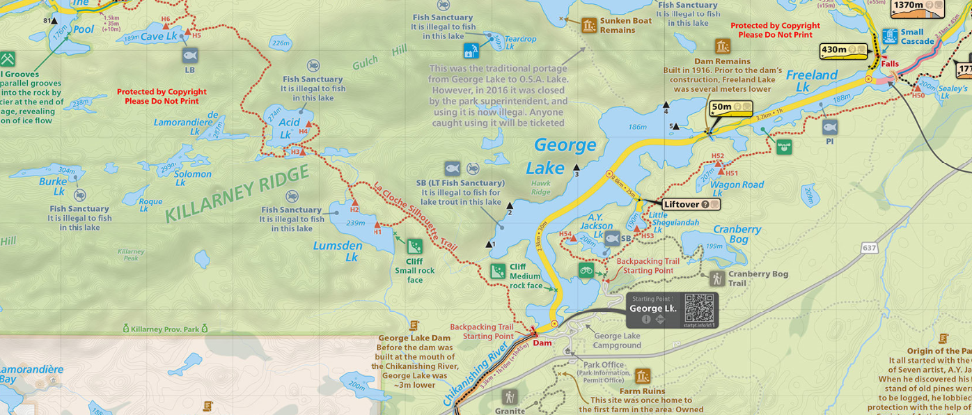 Killarney Paddler's Map Version 4
