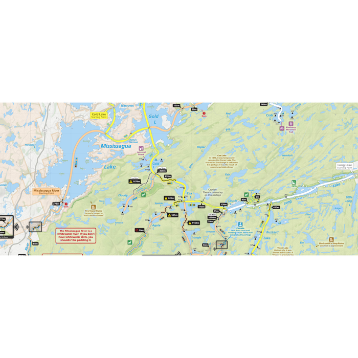 Kawartha Highlands Paddler's Map