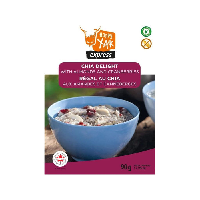 Chia Delight w/ Almonds and Cranberries