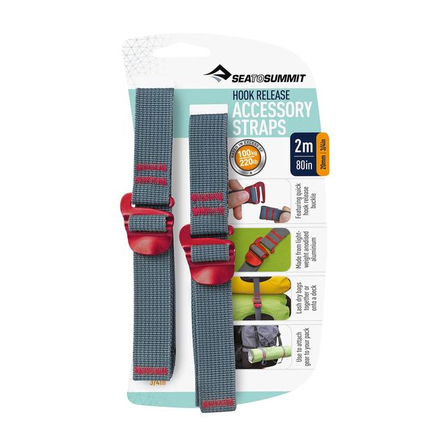 Acc. Straps w hook release (pair) 10 mm / 3/8" webbing
